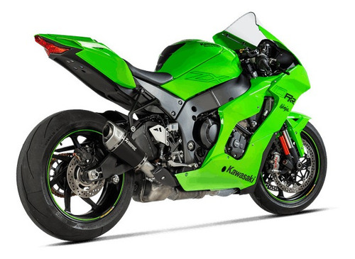 Imagem 3 de 4 de Akrapovic Kawasaki Zx10r 2021 2022 Ponteira Slip-on Titanium