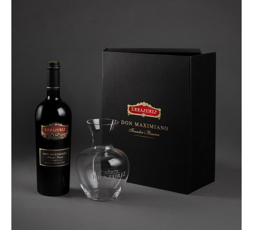Pack Vino Icono Errazuriz Don Maximiano + Decantador Riedel