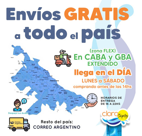 Cloro Granulado Activo - Disolución Lenta 5kg - El Mejor
