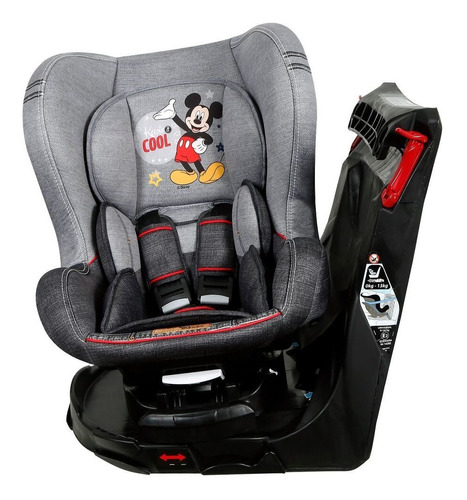 Cadeira Para Auto Disney Revo Denim Mickey Mouse - Teamtex