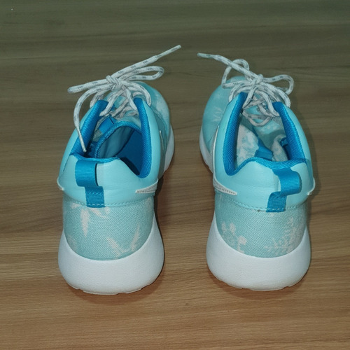 Tenis Nike Roshe One Print (gs) Azul Claro Frozen 37