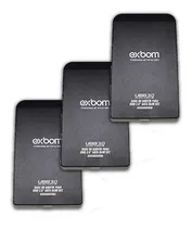 Comprar 3 Cases Gaveta Hd Sata Externo 2,5 Notebook Usb 3.0 Slim
