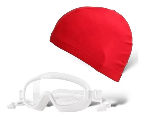 Gafas Lente Con Gorro De Lycra Natación Piscina Para Niños  