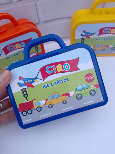 Valijas Souvenirs Autos X 10 Personaliza Todas Temáticas