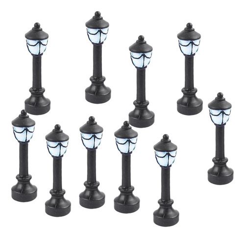 10pcs Lámparas Modelo De Construcción Led Sola Cabeza