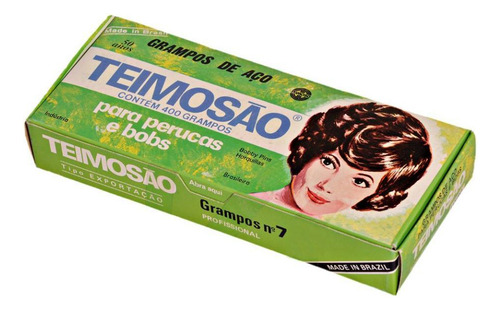 Teimoso Teimosão Grampos De Aço Loiro N7 400 Un