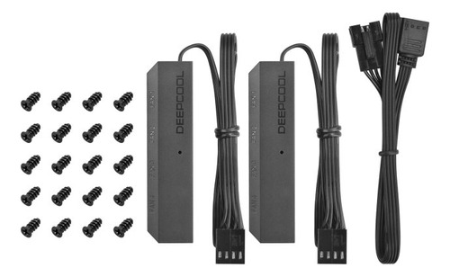 Pack 5 Fan Cooler Deepcool Rf120m Rgb De 120mm Pwm
