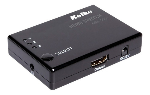 Switch Hdmi Selector 3x1 Kolke Ksw-100 Control - San Justo