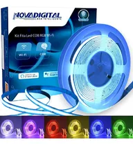 Comprar Fita Led Cob Rgb Wifi Inteligente Cct 5m 24v Smartlife Alexa