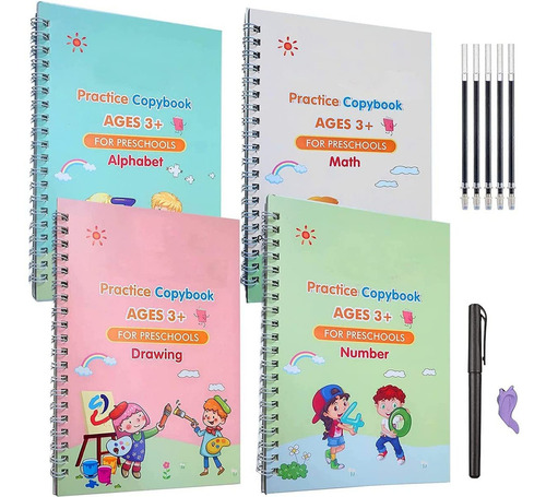Sank Magic - Kit De Livros De Caligrafia Reutilizável 4