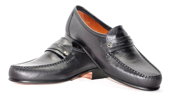 Mocasines Hombre, En Cabritilla, Suela Cuero Hombre | MercadoLibre 📦