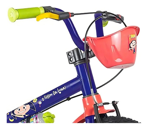 Bicicleta infantil Nathor Aro 16 Show Da Luna, 100480160000, color morado