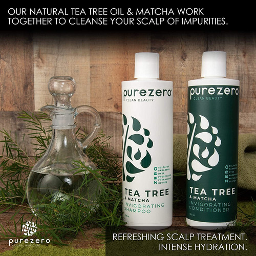 Conjunto De Shampoo E Condicionador Purezero Tea Tree & Matc