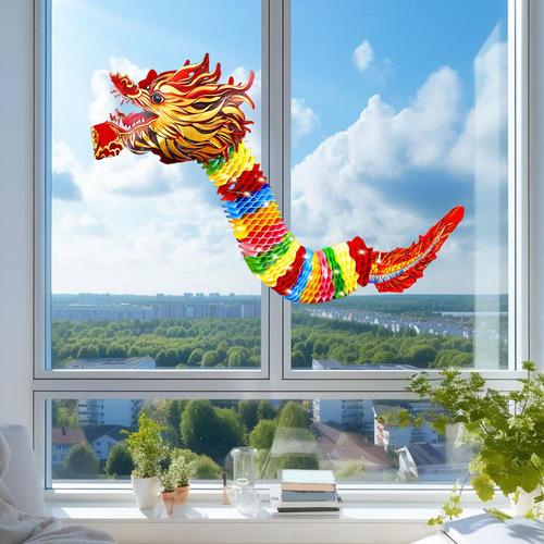 Guirnalda De Papel 3d Para Decoración De Fiestas De Dragón