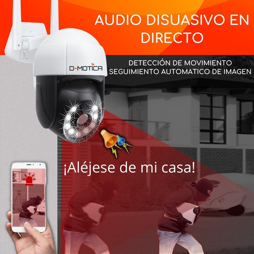 Imagen 3 de 9 de Cámara Seguridad Wifi Inteligente 4k 5mp-motorizada Exterior