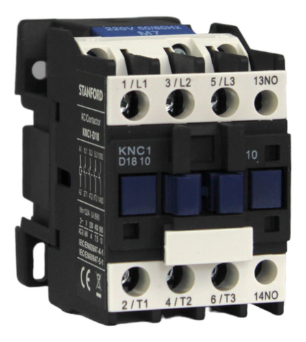 Contactor 18a Knc1 Bobina 220v 3p+1no 380v Stanford