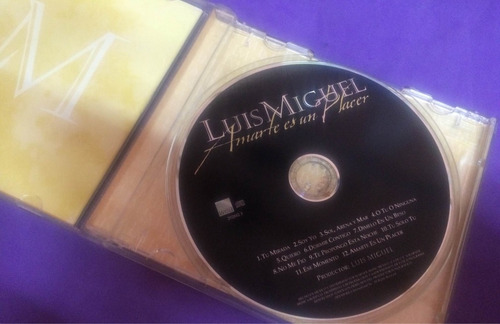 Luis Miguel Amarte Es Un Placer Cd Original (Usado)