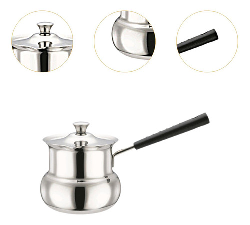 Cafetera Portátil Con Mango Para Forma De Tambor 720ml