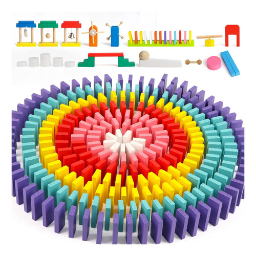 Wondertoys 600 Pcs Domininoes Establecidos Para Niños De De