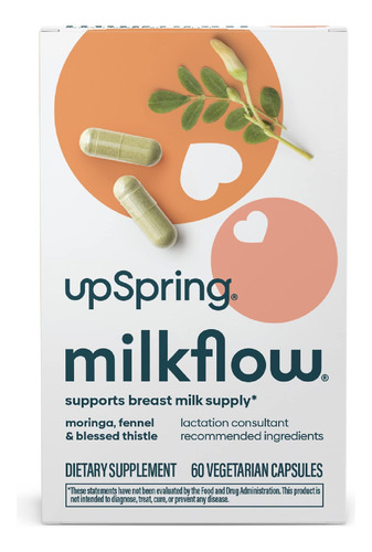 Upspring Milkflow Capsulas De Suplemento De Lactancia Matern