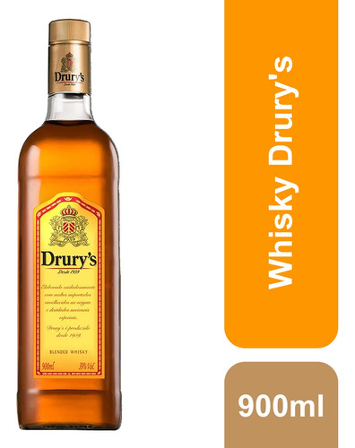 Whisky Blended 900ml Drury's