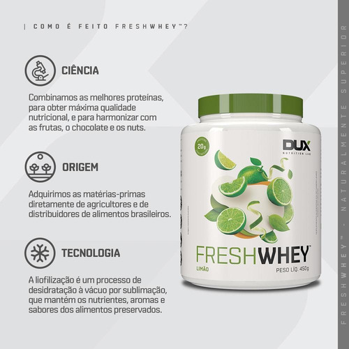 Freshwhey(tm) Sabor Limão