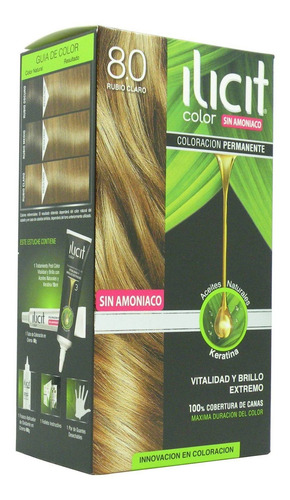 Ilicit Sin Amoniaco 8.0 Rub Claro 60 Gr.