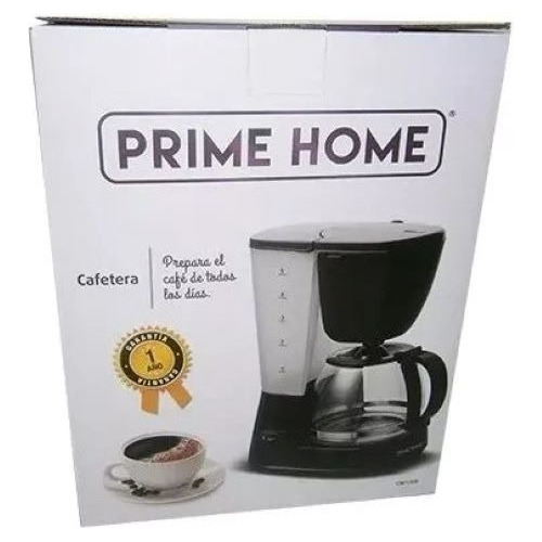 Cafetera Prime Home 10 Tazas Filtro Permanente 750w Nueva