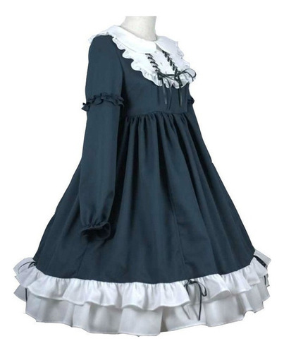 Vestido Lolita Japonês Para Mulheres