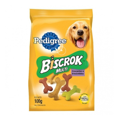 Pedigree Biscrock Crocantes E Irresistibles 100 Grs X 3 U.