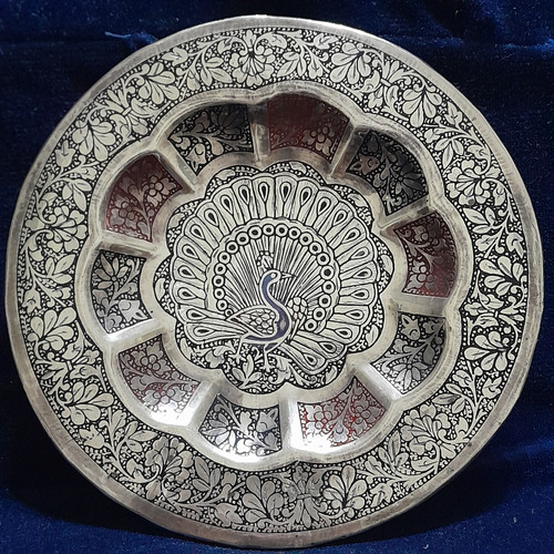 Plato De Bronce Decorativo Bronce (Usado)