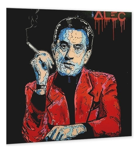 X Pintura Diamante 5d Diy 40x40 Cm - Alec Monopoly De Niro