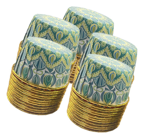 50 Uds. De Envoltorios Para Cupcakes, Vasos Estilo D