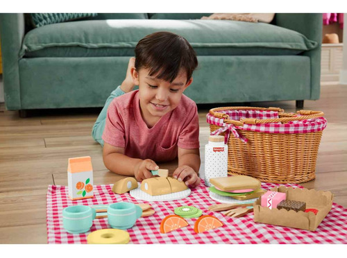 Fisher-price Juguete Para Bebés Canasta De Picnic De Madera