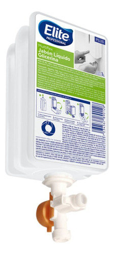 Elite Jabón Multiflex Líquido Glicerina 1 L