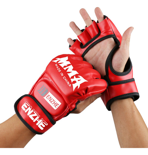 Enzhe - Guantes Mma Para Hombre Y Mujer, Ufc, Kickboxing, S.