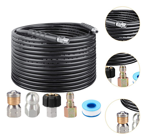 Kit De Boquilla De Alcantarillado Para Lavadora A Presión,