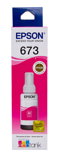 Refil De Tinta Epson Original 673 Magenta L800 L805 810 850
