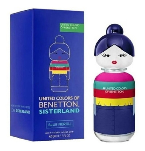Imagen 1 de 4 de Perfume Benetton Sisterland Blue Neroli Edt 80ml Ub