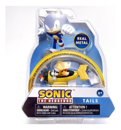 Vehículo Sonic Tails The Hedgehog Real Metal 64197