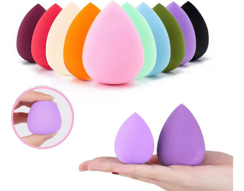 12 Esponjas De Maquillaje Beauty Blender