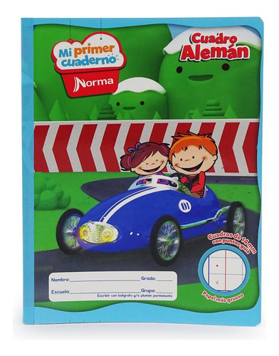 Cuaderno Preescolar Cuadro Aleman Profesional