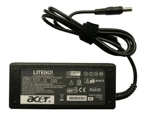 Cargador Acer 65w Con Cable: Tm C210, C300, C310, Ms2103
