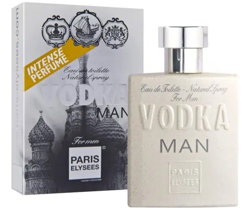 Perfume Vodka Man Paris Elysees 100ml Original