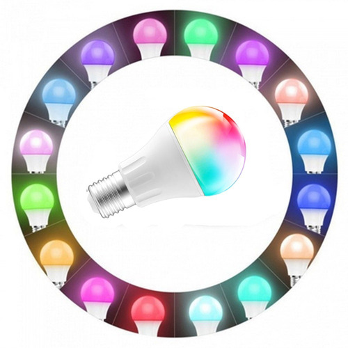 Foco Inteligente Wifi Led Multicolor E26 12w 1080 Lm Hogar