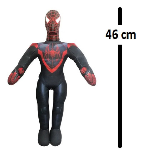 Imagen 2 de 4 de Peluche Spiderman Miles Morales Soft New Toys Playking