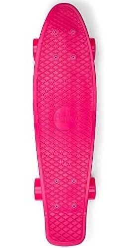 Skate Longboard 67cm Penny Patineta Aluminio Ruedas Pu Rosa