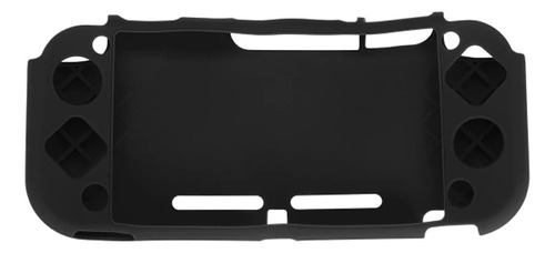 Funda Goma Protector Silicon Negro Para Nintendo Switch Lite