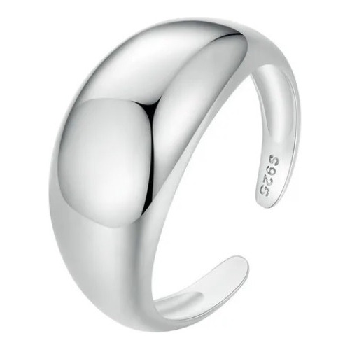 Anillo Para Mujer Ajustable Halo Fabricado En Plata 925