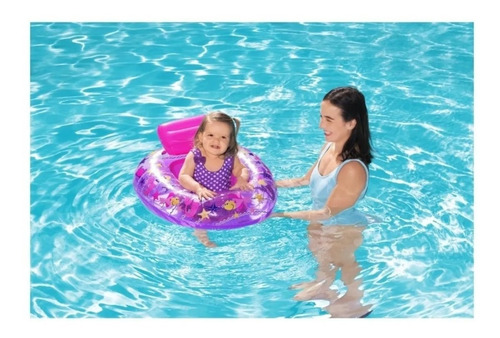 Imagen 6 de 10 de Bote Inflable Flotador Asiento Infantil 34126 Bestway Mar Ed